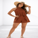 Macaquinho Feminino Solto Elegante Verão