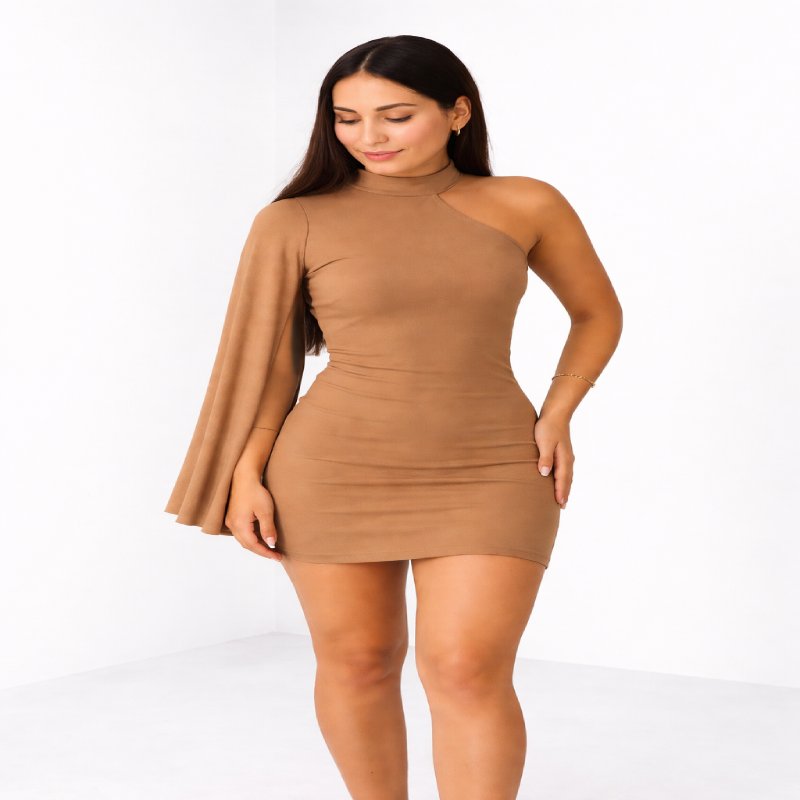Vestido Mula Manca Suplex Premium Elegância que Valoriza